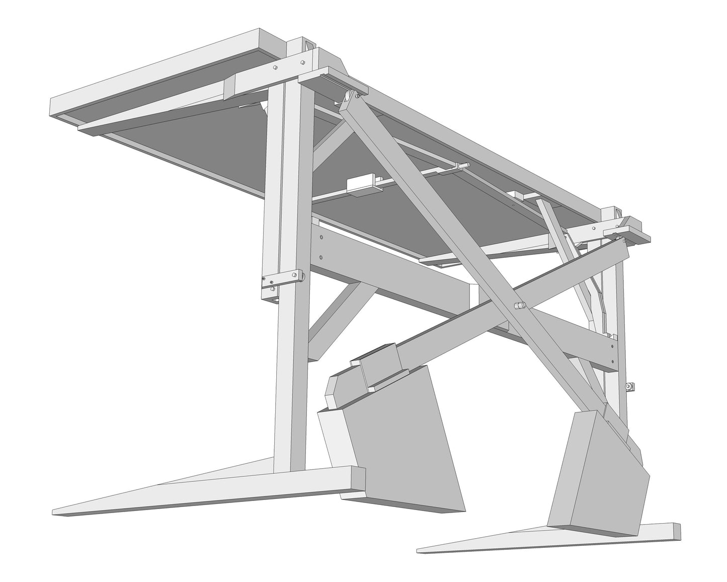 Counterweight Desk Plans